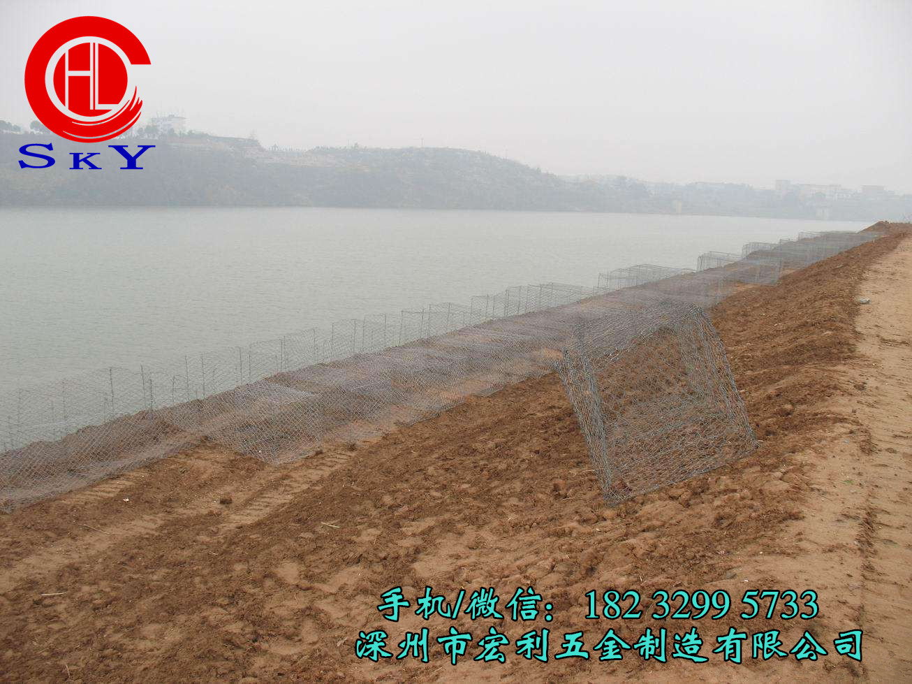 廣西生態(tài)治理都用河道格賓石籠網(wǎng)@而那你呢，護(hù)坡鉛絲石籠