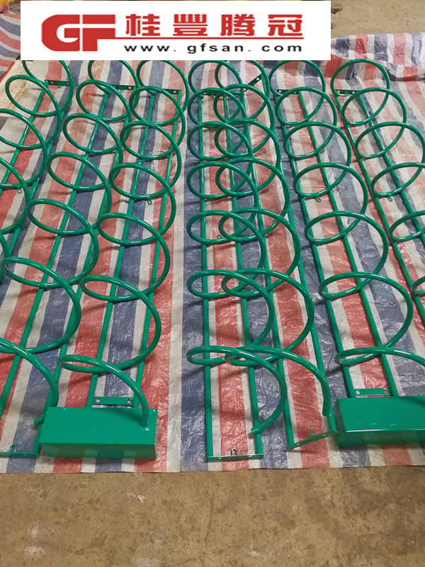 長春螺旋式自行車停車架廠家直銷