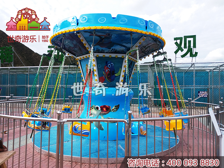 不得不說豪華飛椅旋轉飛椅游樂場設備深受群眾喜歡