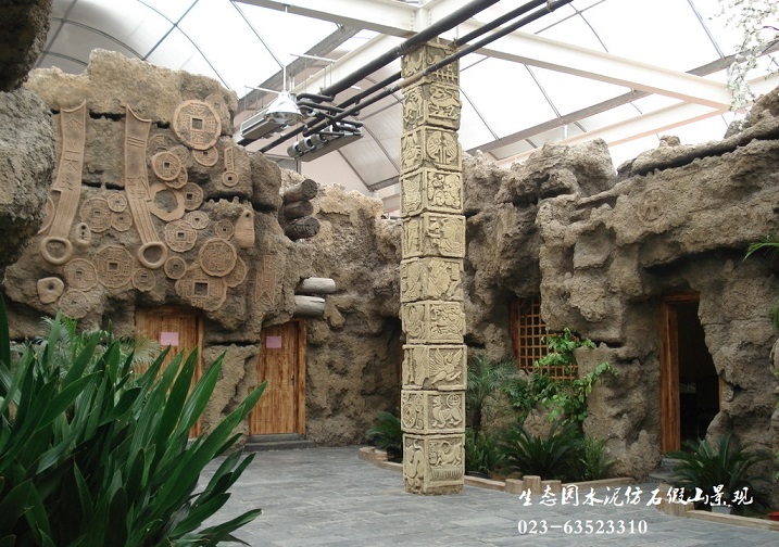 重慶生態(tài)園假山雕塑造景主題塑石及重慶大型假山設(shè)計規(guī)劃