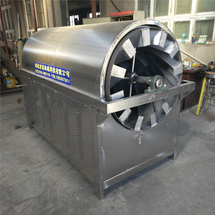 菜籽炒貨機(jī) 電磁滾筒炒鍋 大型電炒鍋 油料作物翻炒機(jī)械