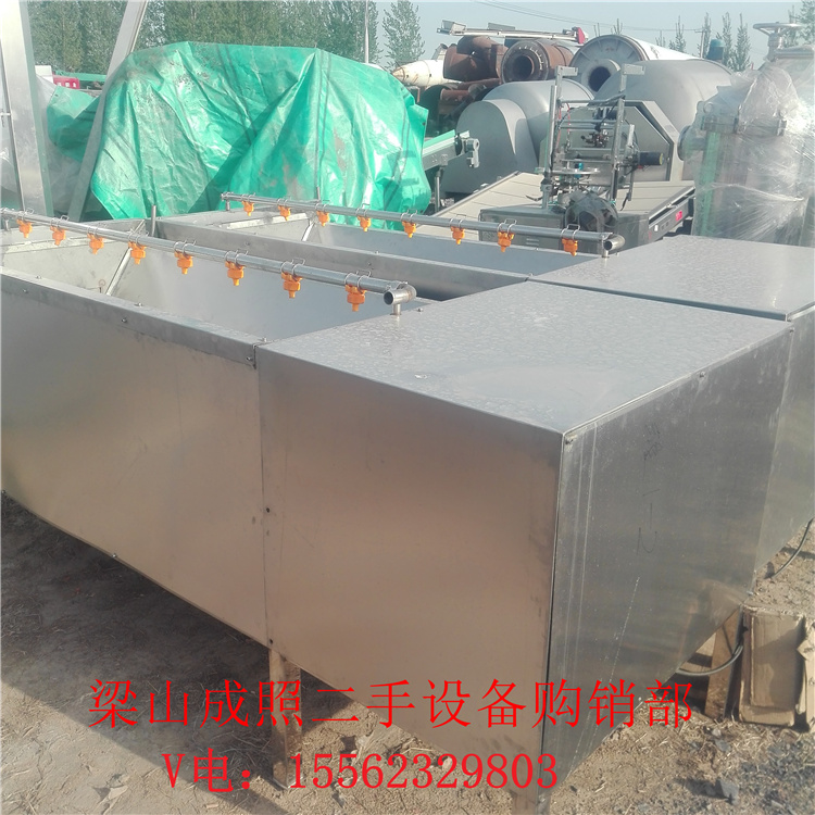 二手毛輥清洗機(jī) 商用全自動(dòng)果蔬清洗去皮機(jī) 食品設(shè)備土豆蘿卜去皮機(jī)