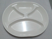 密胺B6012四格盤/快餐盤//橢圓盤