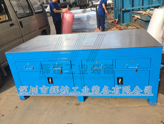 深圳 輝煌HH-009  湛江模具維修臺(tái) 廉江2工位鉗工桌 水磨鋼板桌 鑄鐵鉗工臺(tái) 裝配飛模臺(tái) 廠家直銷(xiāo)