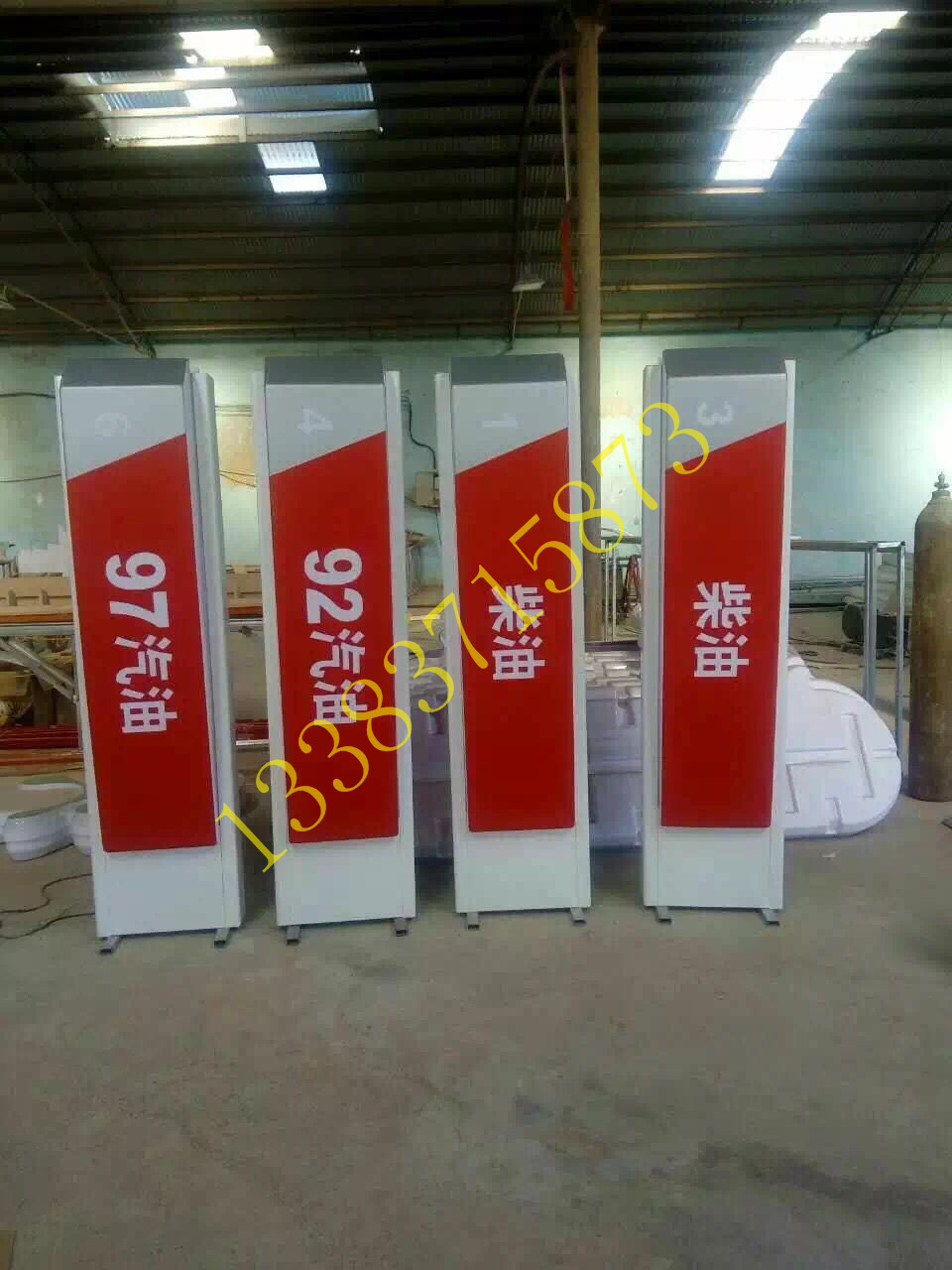 加油站掛住油品燈箱 燈箱柱 加油站立柱廣告 加油站標識牌 立柱 加油站掛住油品 加油站掛住 加油站掛住油品燈箱