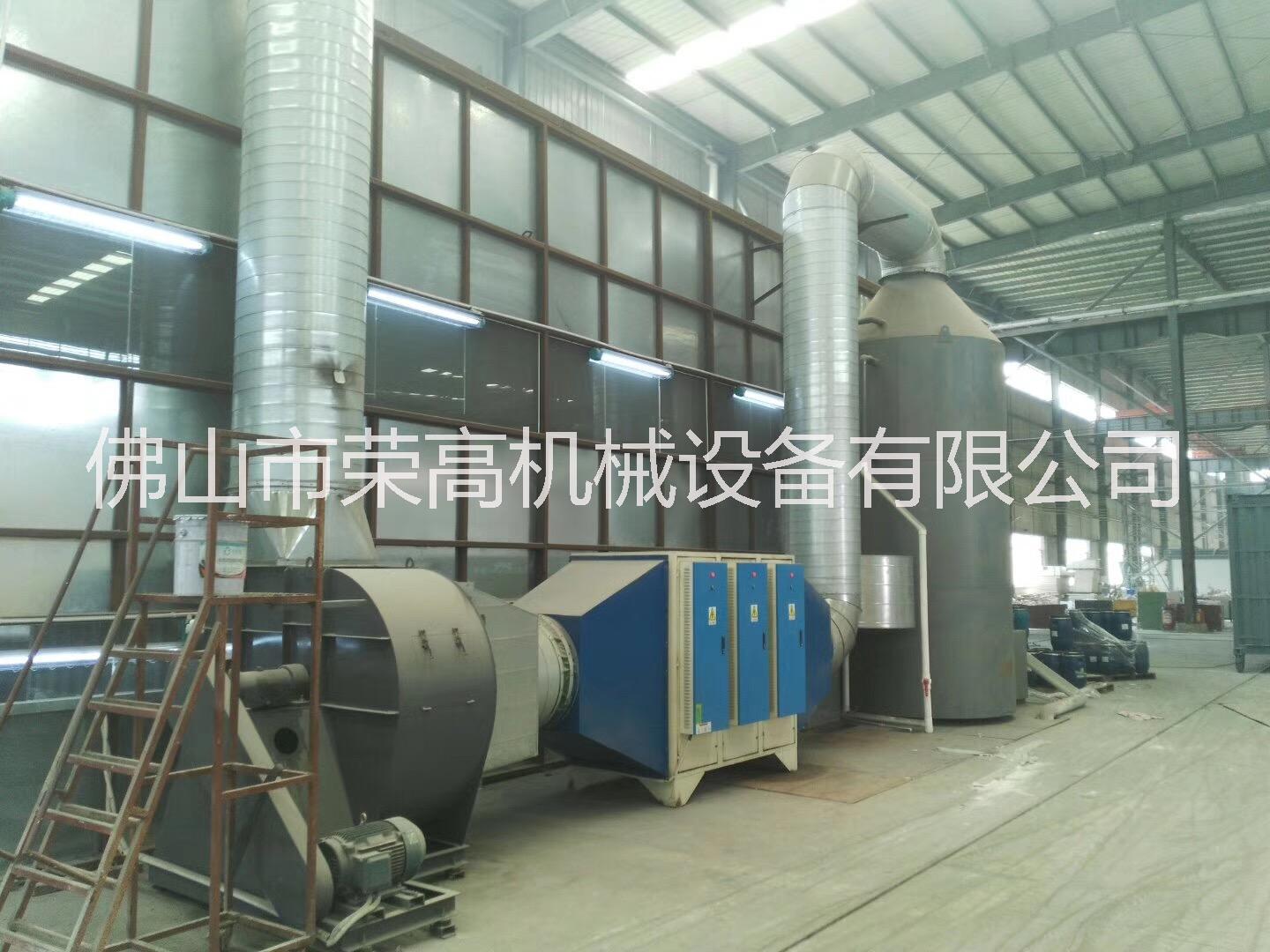 佛山榮高噴漆房廢氣處理 全自動UV涂裝線