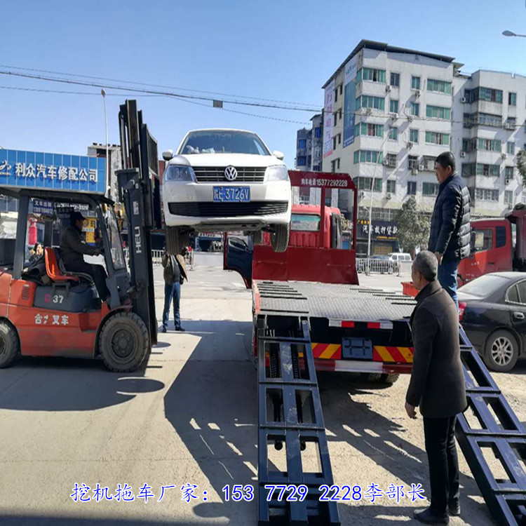 藍牌挖機平板車選什么品牌的比較好？