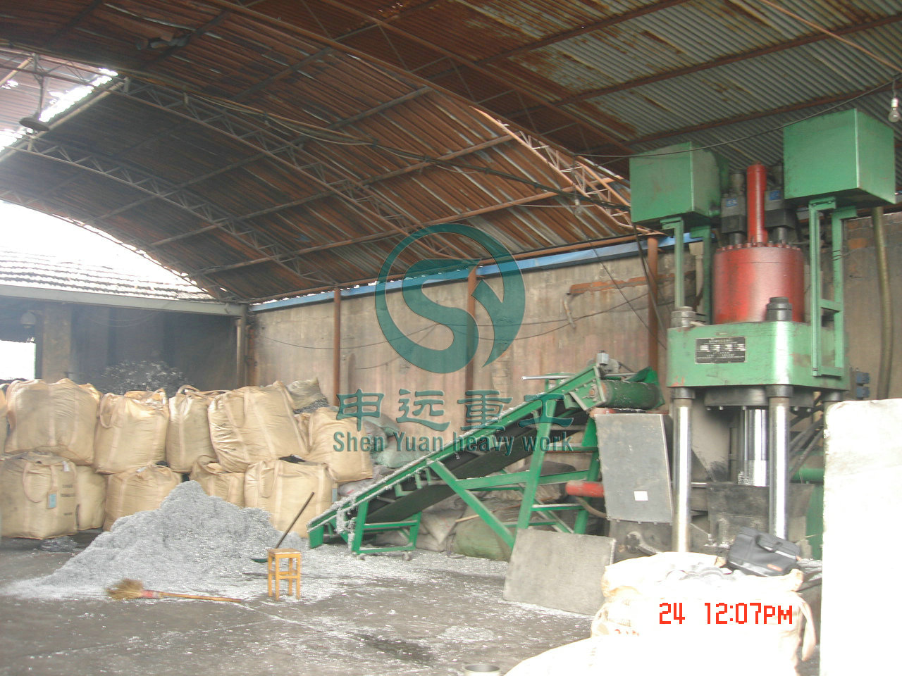 鎂屑壓塊機(jī) 鎂粉壓餅機(jī)  全自動PLC控制 *設(shè)計