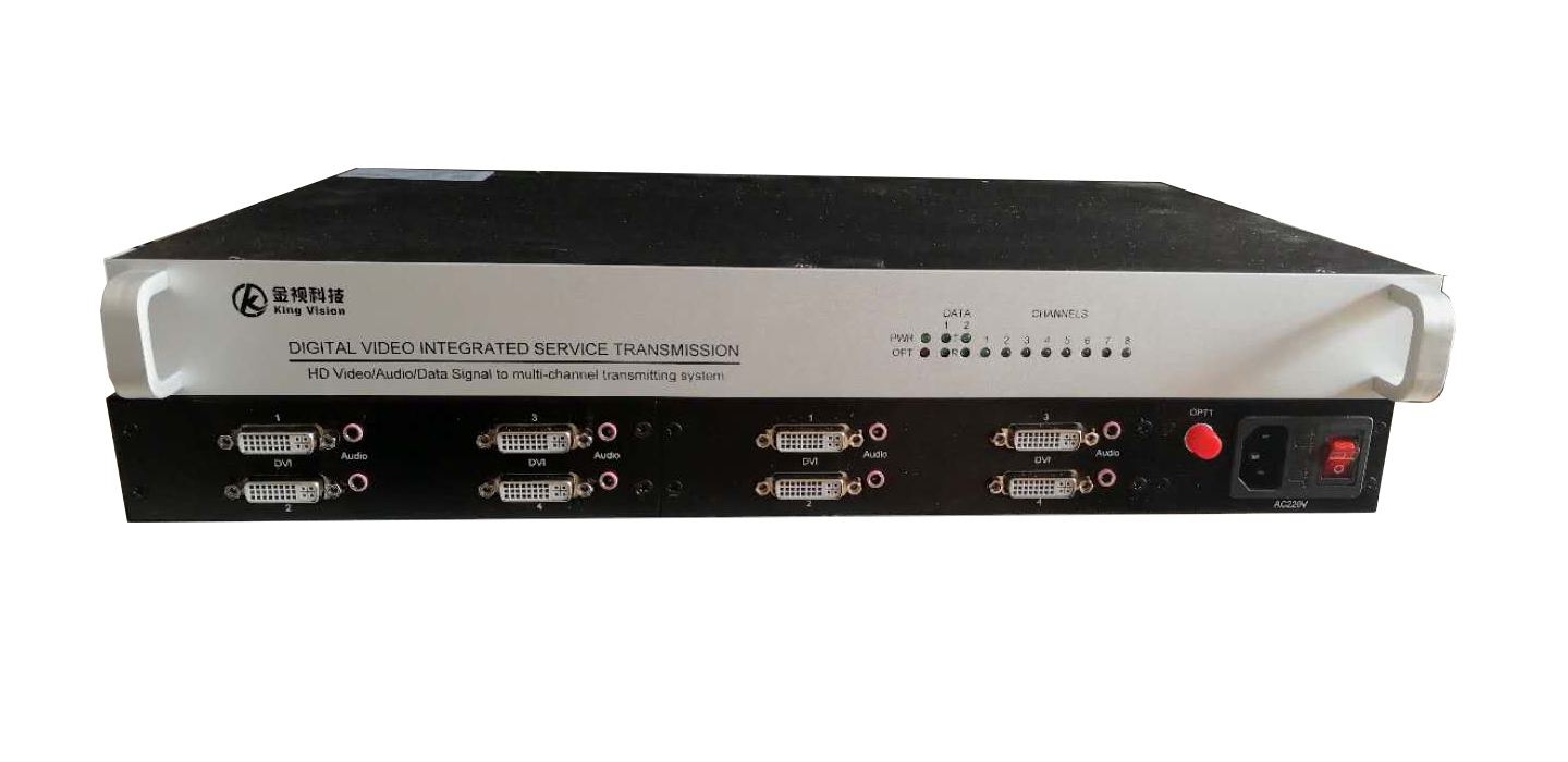 16路DVI高清光端機,16路DVI高清視頻信號 ，帶16路立體聲音頻信號