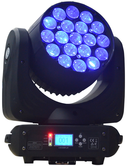 品誠燈光搖頭燈  19顆LED調(diào)焦光束  LED調(diào)焦染色 LED光束燈  LED搖頭燈 19顆LED調(diào)焦光束燈