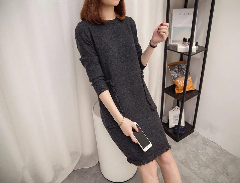 男女T恤長(zhǎng)袖連衣裙童裝毛衣 包芯紗女裝毛衣20個(gè)款混批