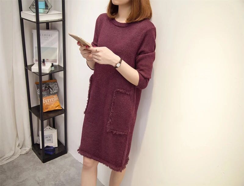 男女T恤長(zhǎng)袖連衣裙童裝毛衣 包芯紗女裝毛衣20個(gè)款混批