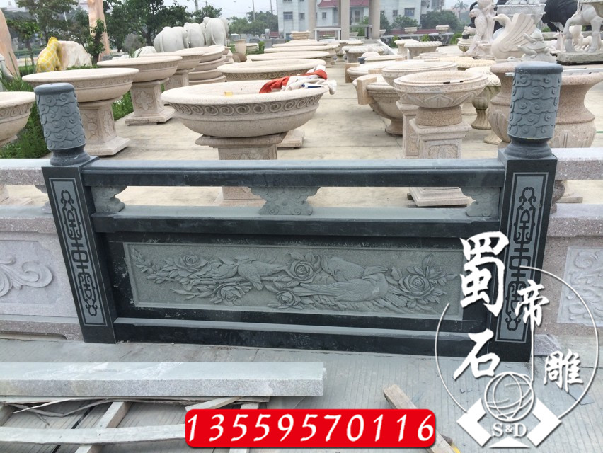 石雕欄桿景區(qū)石欄桿河岸欄桿雕刻直