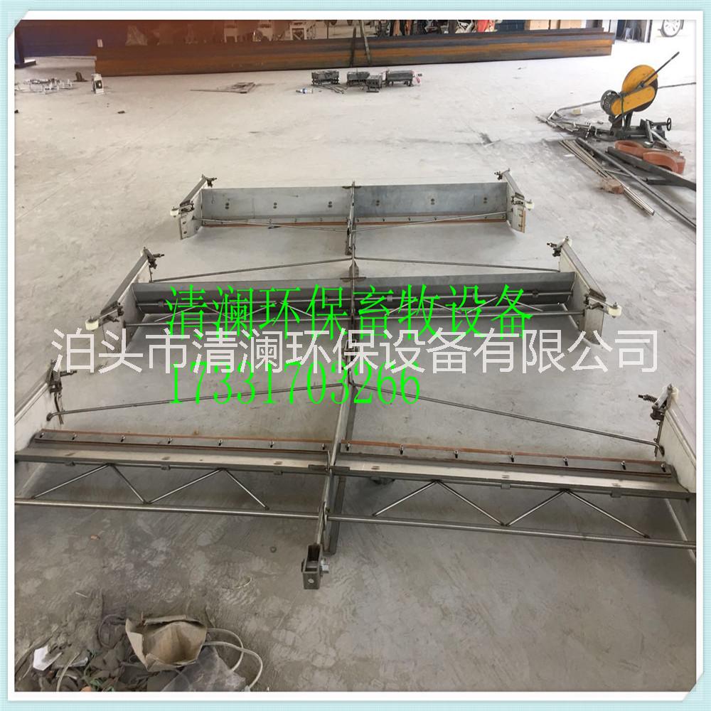 肉豬電動(dòng)清糞機(jī) 平板式干濕分離機(jī) 新型豬舍不銹鋼V板刮糞機(jī)