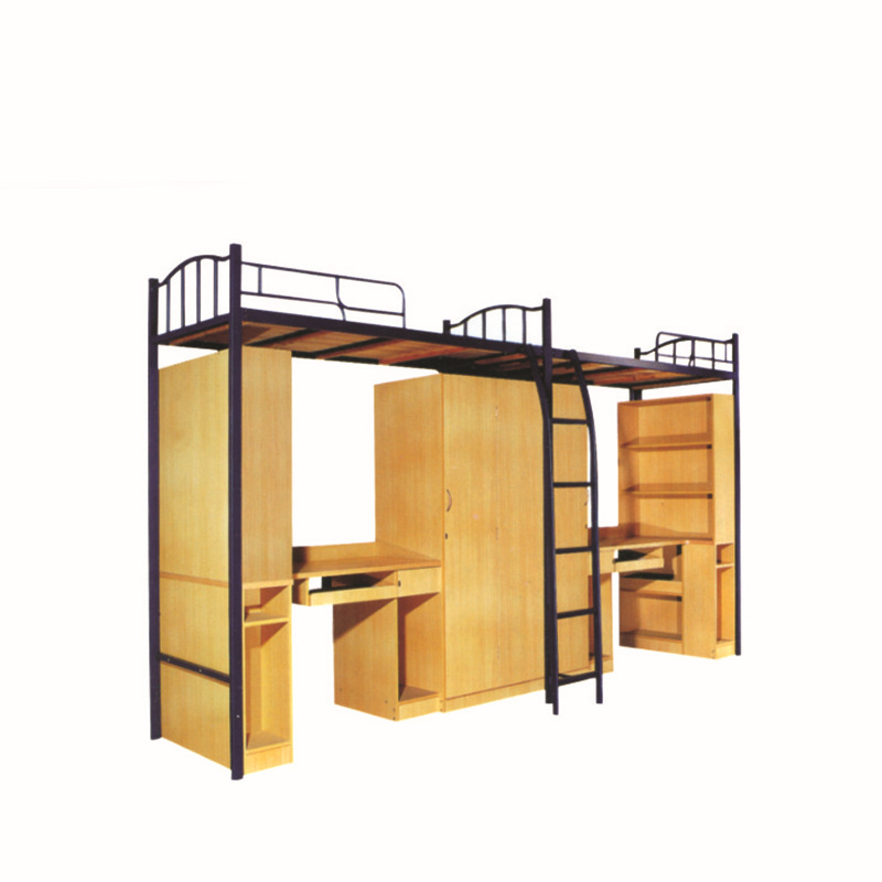 文學(xué)士學(xué)生床鋼木學(xué)生床 大學(xué)宿舍 公寓床 員工宿舍床 廠家直銷學(xué)生床