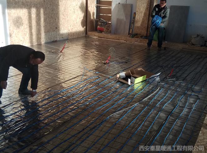 西安電地暖 電地暖安裝 發(fā)熱電纜電地暖
