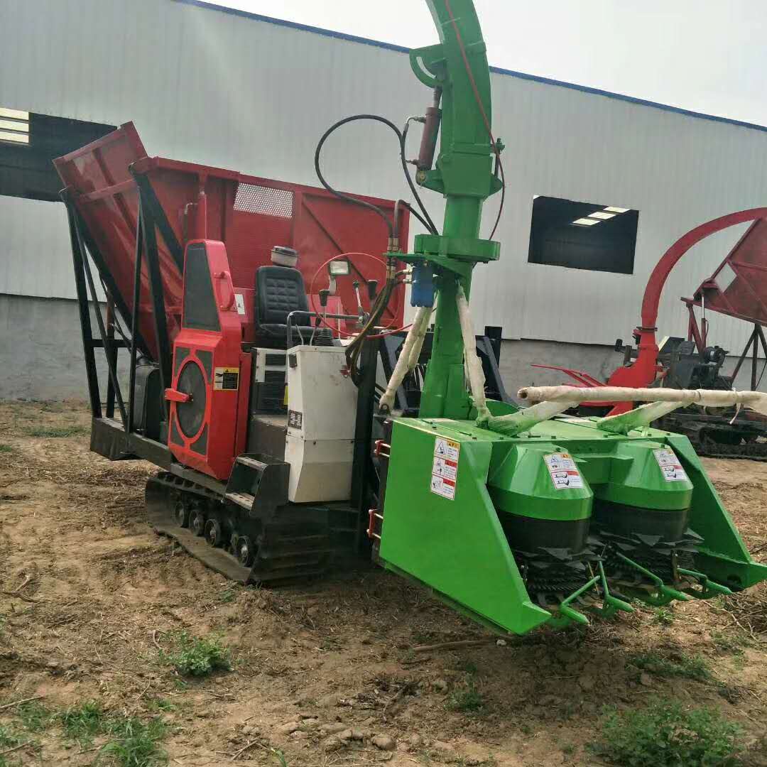 玉米秸稈牧草粉碎回收青儲機 牧草收割粉碎回收一體機 粉碎性質(zhì)好