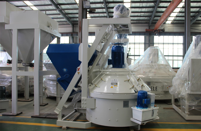 砌塊磚路面磚生產(chǎn)線設備立式攪拌機大型混凝土攪拌站