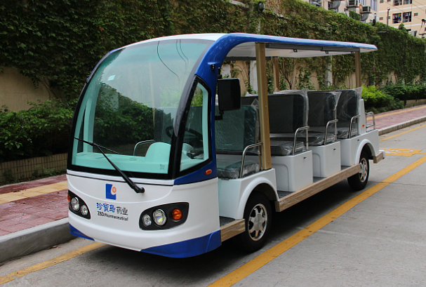 米森11座電動觀光車廠家直銷