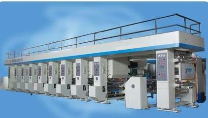 彩色塑料袋膠印機 凹版印刷機組-凹版組合式彩印機