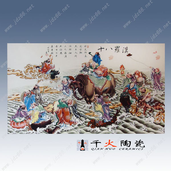 景德鎮(zhèn)陶瓷裝飾瓷板畫廠家 手繪瓷板畫批發(fā)