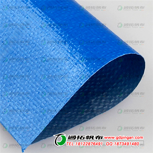 供應(yīng)蓋貨藍(lán)銀布南韓布制品掛車蓋貨*防水布東莞通拓布料公司