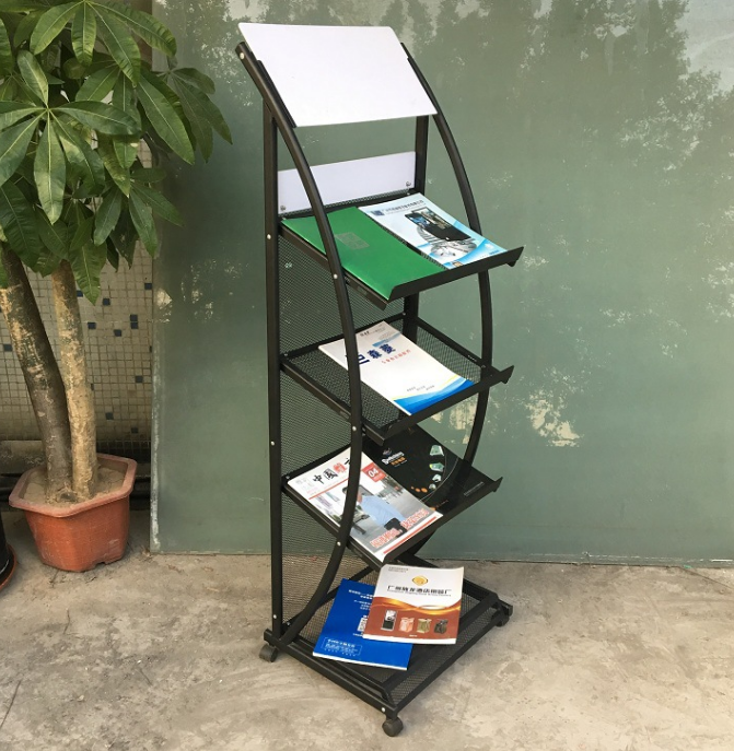 供應(yīng)金屬雜志架資料宣傳取閱架展示架落地大廳A4書刊報刊架子定制/廠家直銷批發(fā)價格報價 金屬雜志架資料宣傳取閱架展示架