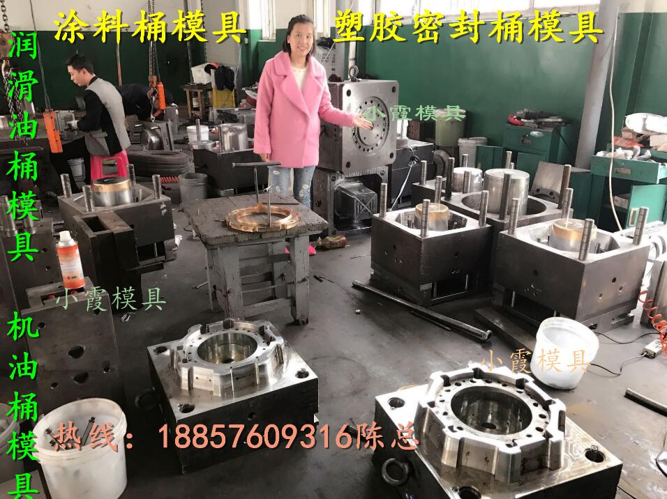 加工PP化工桶模具 塑膠模具 膠水桶模具 HDPE塑膠桶模具