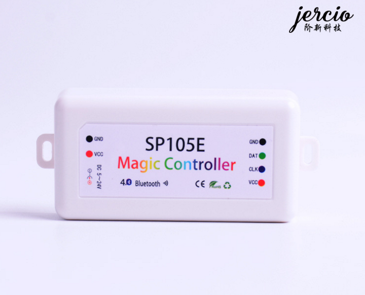 手機(jī)藍(lán)牙APP控制器 SP105E 可控任意IC SK6812/XT1511/APA102