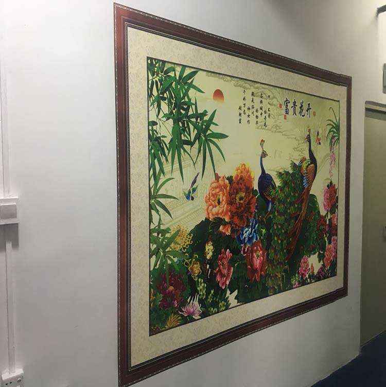 UV墻面立式彩色噴墨式多功能 一體打印機(jī)家用商用辦公連供墨系統(tǒng)