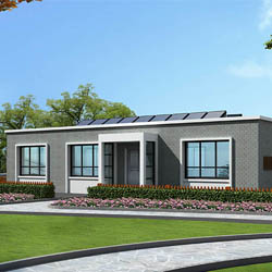 太陽(yáng)能建筑被動(dòng)式采暖降溫黑瓷老人