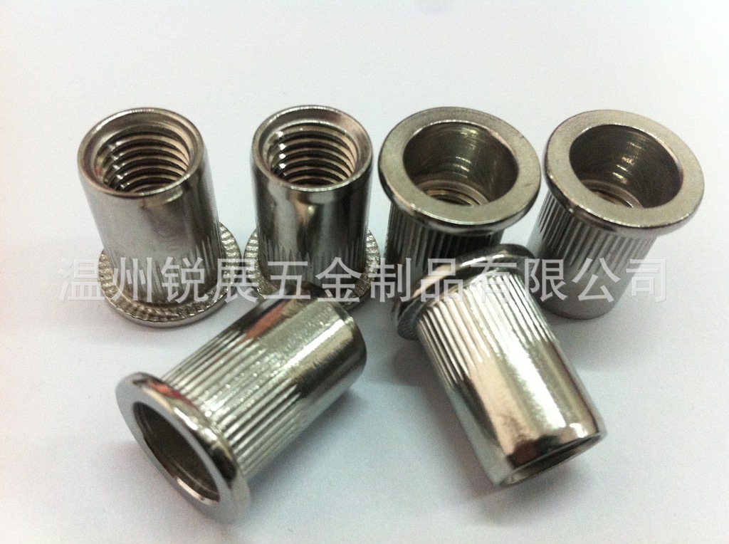 廠家直銷鉚螺母 不銹鋼平頭豎紋 304不銹鋼 拉鉚螺母 平頭拉帽 M6 M8