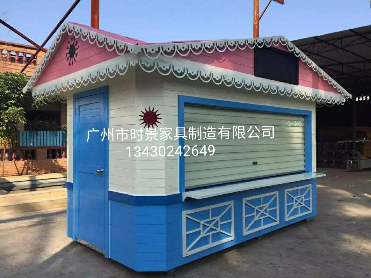 衡陽(yáng)旅游景區(qū)售貨亭 定制實(shí)木售賣(mài)車(chē) 美食小吃售貨車(chē)