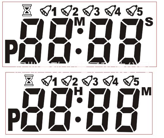 時(shí)間五組鬧鈴倒計(jì)時(shí) ZH2301