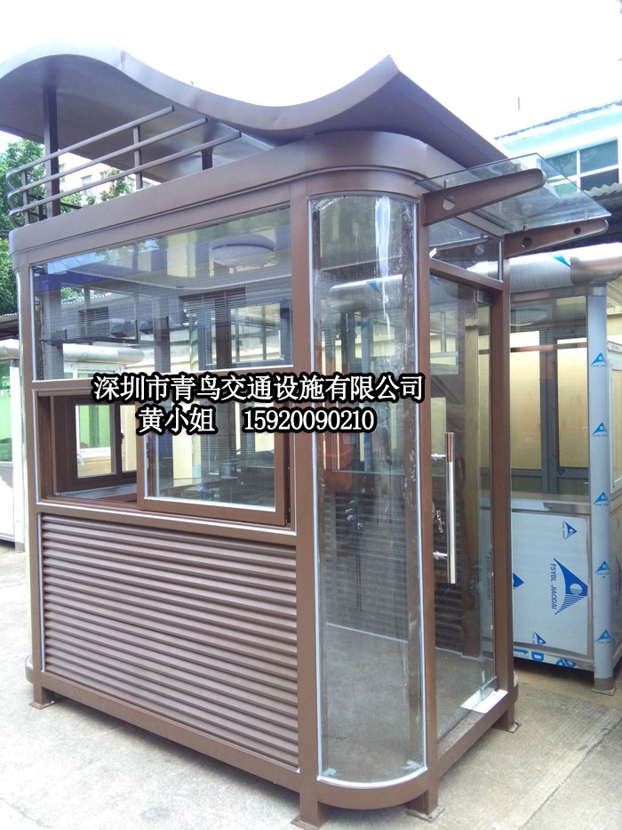金色鋼結(jié)構(gòu)站臺崗?fù)制作S頭槽鋼鋼結(jié)構(gòu)崗?fù)停車場收費系統(tǒng)出入口站崗?fù)商場企業(yè)形象