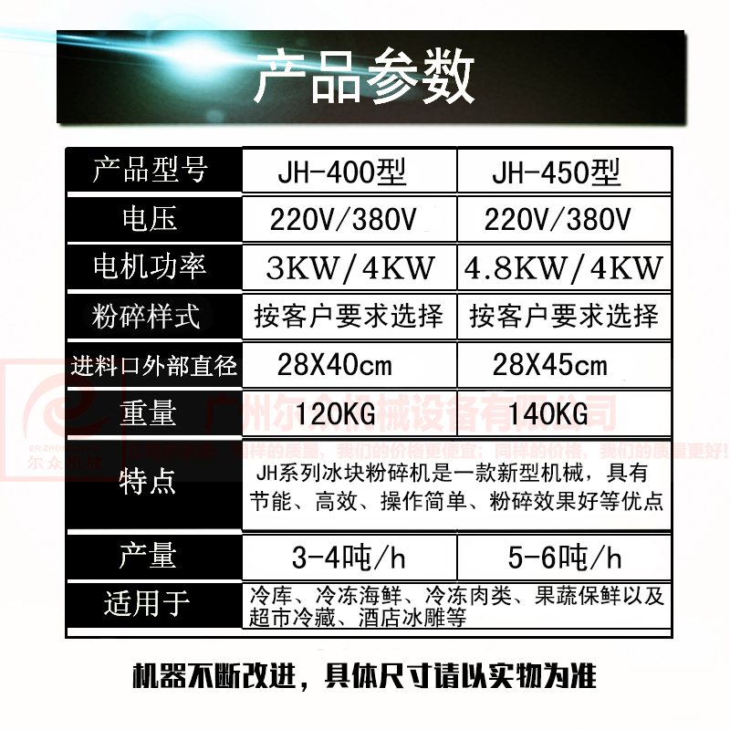 冰塊粉碎機(jī)商用大型打冰機(jī)碎冰機(jī)JH系列冰塊粉碎機(jī)打冰機(jī)碎冰機(jī)