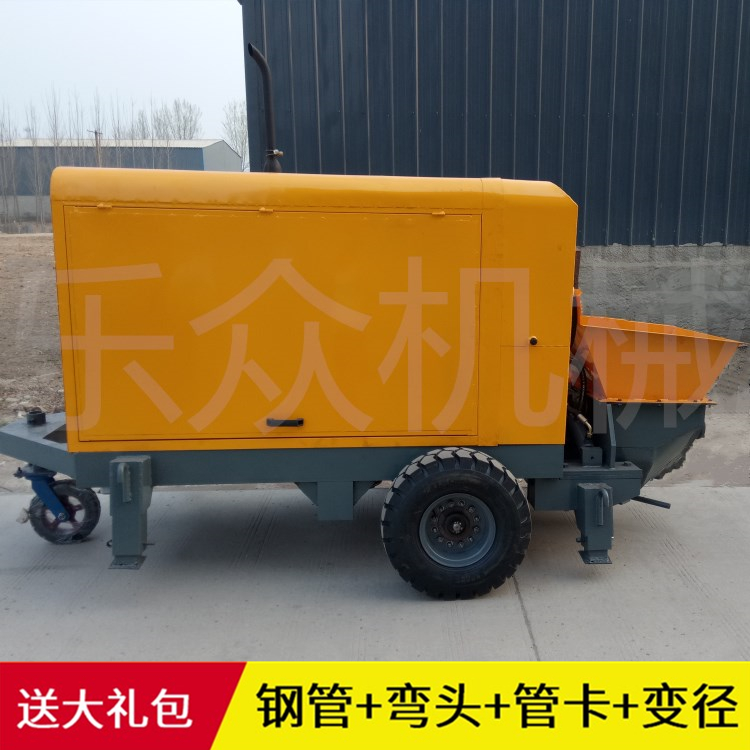 廠家直銷二次構造柱輸送泵 液壓細石砂漿泵  二次結構混凝土澆筑泵