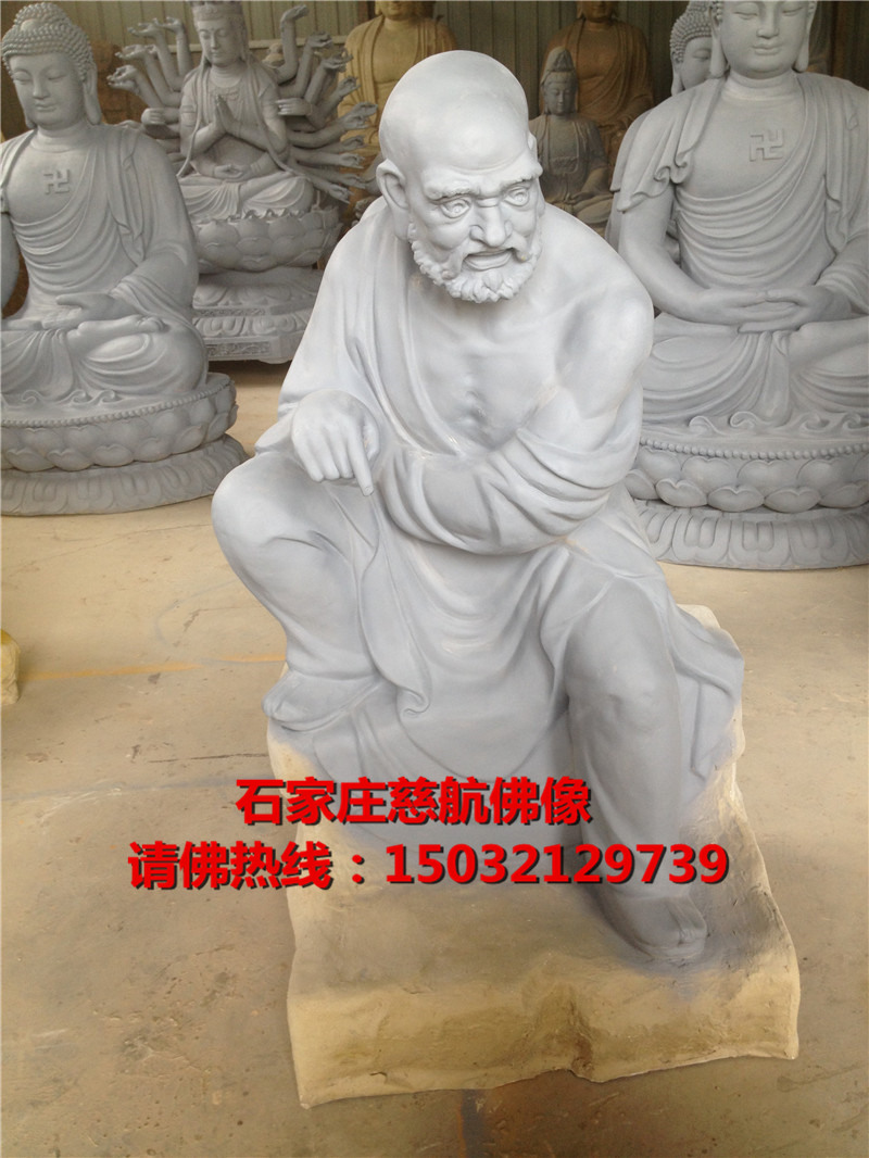 十八羅漢佛像貼金彩繪廠家直銷