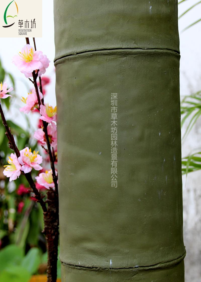 竹子皮 竹子 仿真竹子 管道裝飾 景區(qū)園林造景裝飾*