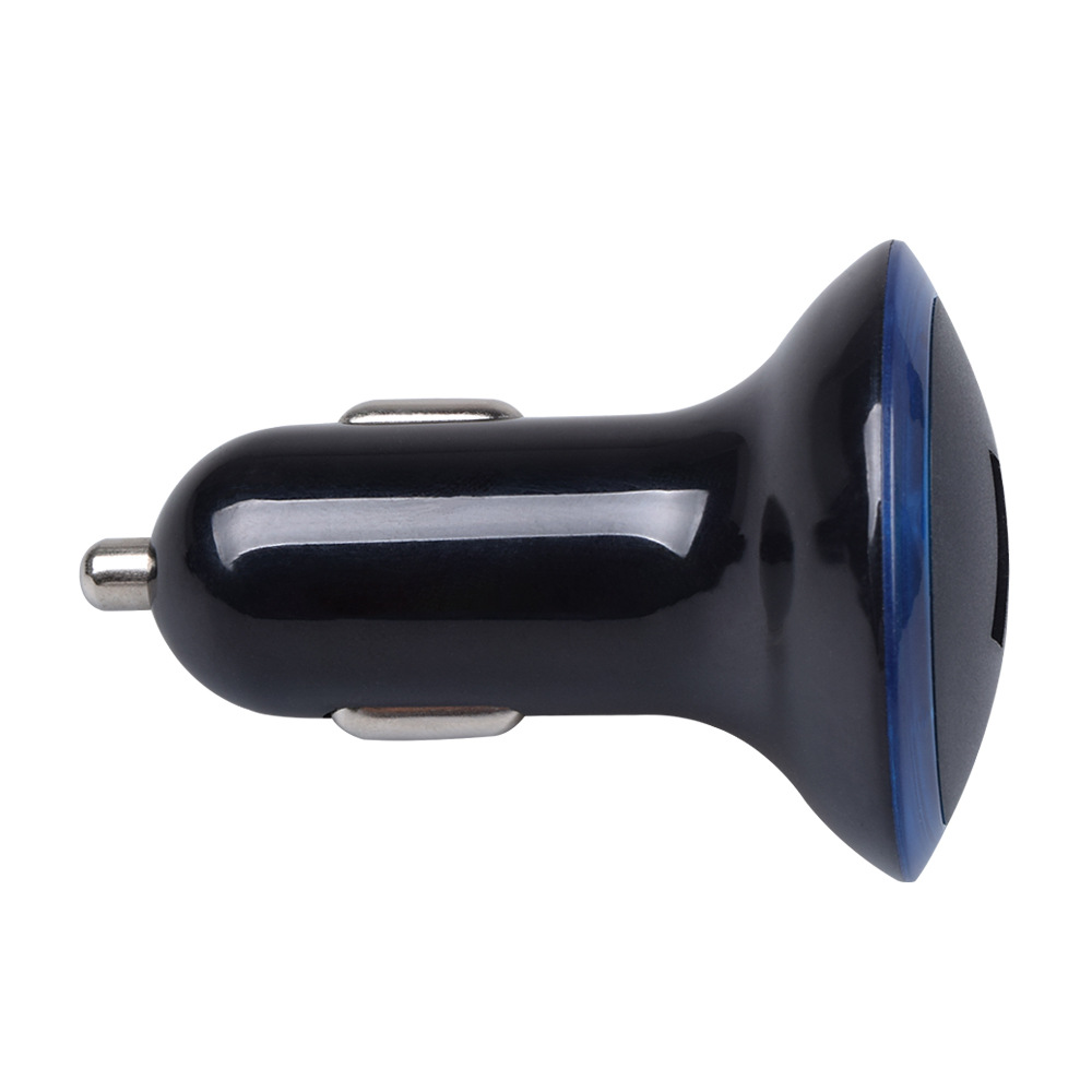 雙USB車(chē)載充電器 足3.1A 新款私模車(chē)充 新款圓形充頭 足A車(chē)充