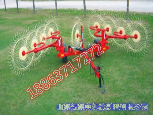 液壓牽引摟草機(jī) 玉米秸稈摟草機(jī) 4盤直梁摟草機(jī)