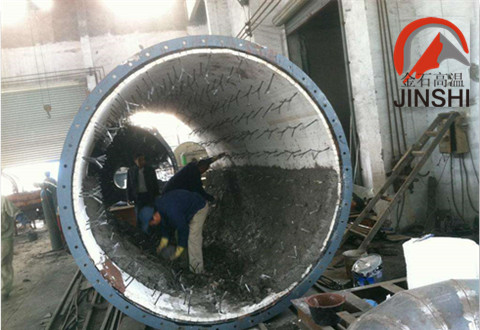 中頻爐整體爐襯可使用打結(jié)料 不定形耐火材料定做