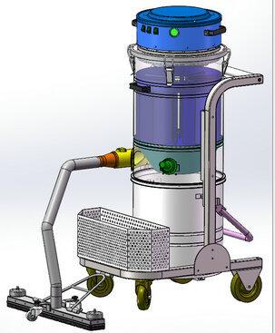 集合環(huán)保A120工業(yè)吸塵器干濕兩用電動振塵