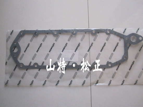 小松機油冷卻器蓋，小松原廠300-7機油冷卻器蓋 襯墊