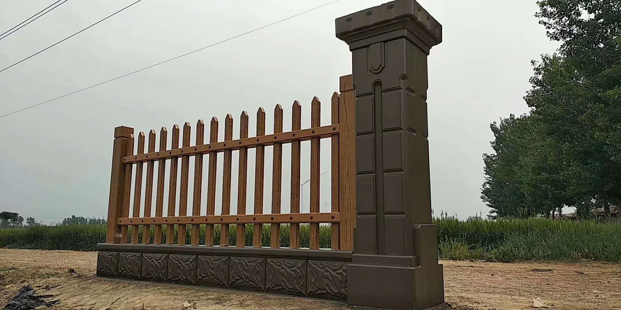 水泥仿木護(hù)欄  仿木柵欄 景區(qū)護(hù)欄