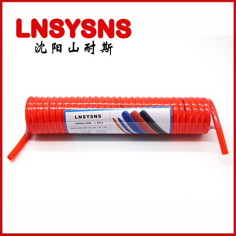 彈簧管 螺旋氣管PU6*4/10*6.5/8*5  伸縮軟管 耐壓耐高溫軟氣管