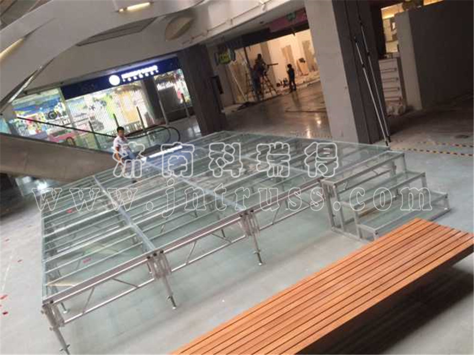 鋁合金玻璃舞臺鋁合金舞臺 婚慶舞臺 酒店折疊舞臺 拼裝舞臺鋁合金燈光舞臺架