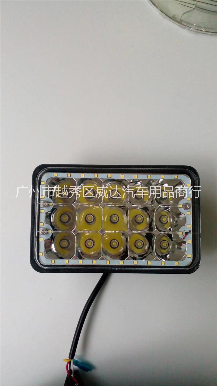 45W7寸微橢圓LED工作燈遠(yuǎn)近光有插頭帶光圈（可選顏色） 45W 7寸微橢圓LED工作燈