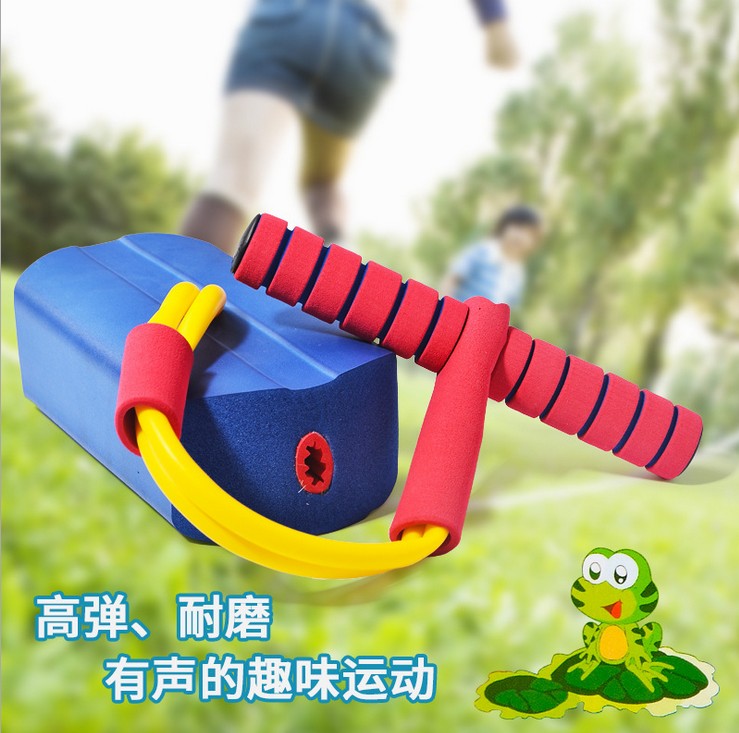 兒童健身玩具 有聲彈跳鞋 幼兒園運(yùn)動(dòng)比賽玩具 助長(zhǎng)跳跳鞋 兒童青蛙跳 *橡膠 彈力跳
