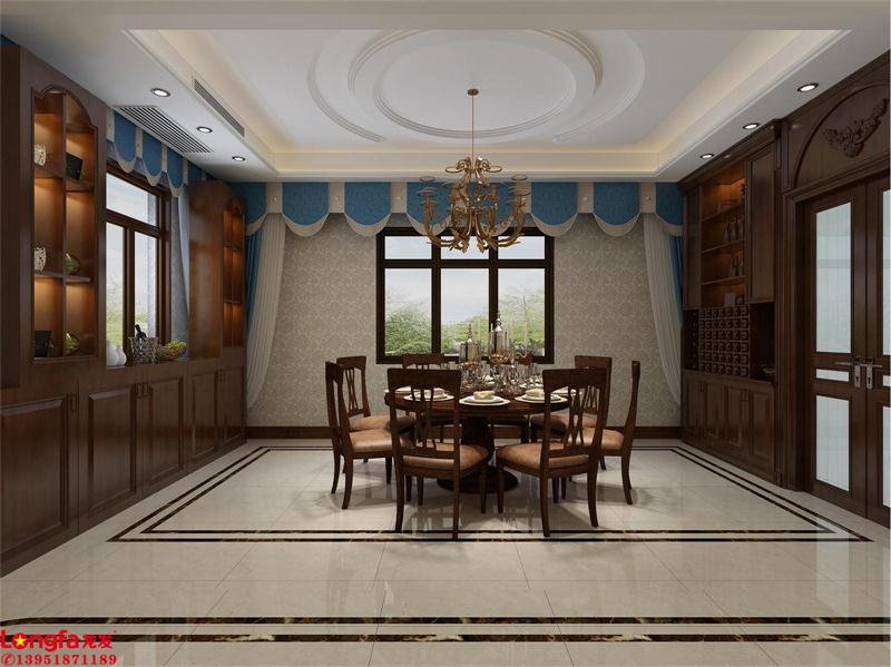 南京別墅簡歐風(fēng)格裝修-南京龍發(fā)裝飾-南京760平別墅裝修設(shè)計 聚寶山莊別墅裝修